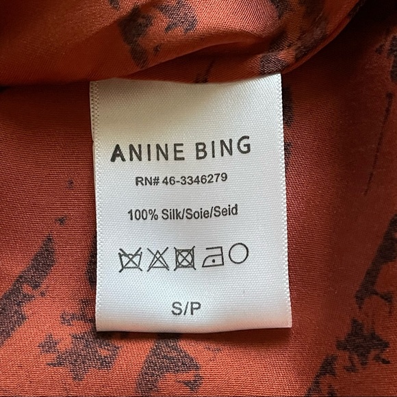 Anine Bing Penelope Dress Zebra Print Silk Wrap Dress ASO TV Animal Print Luxury - Picture 10 of 14